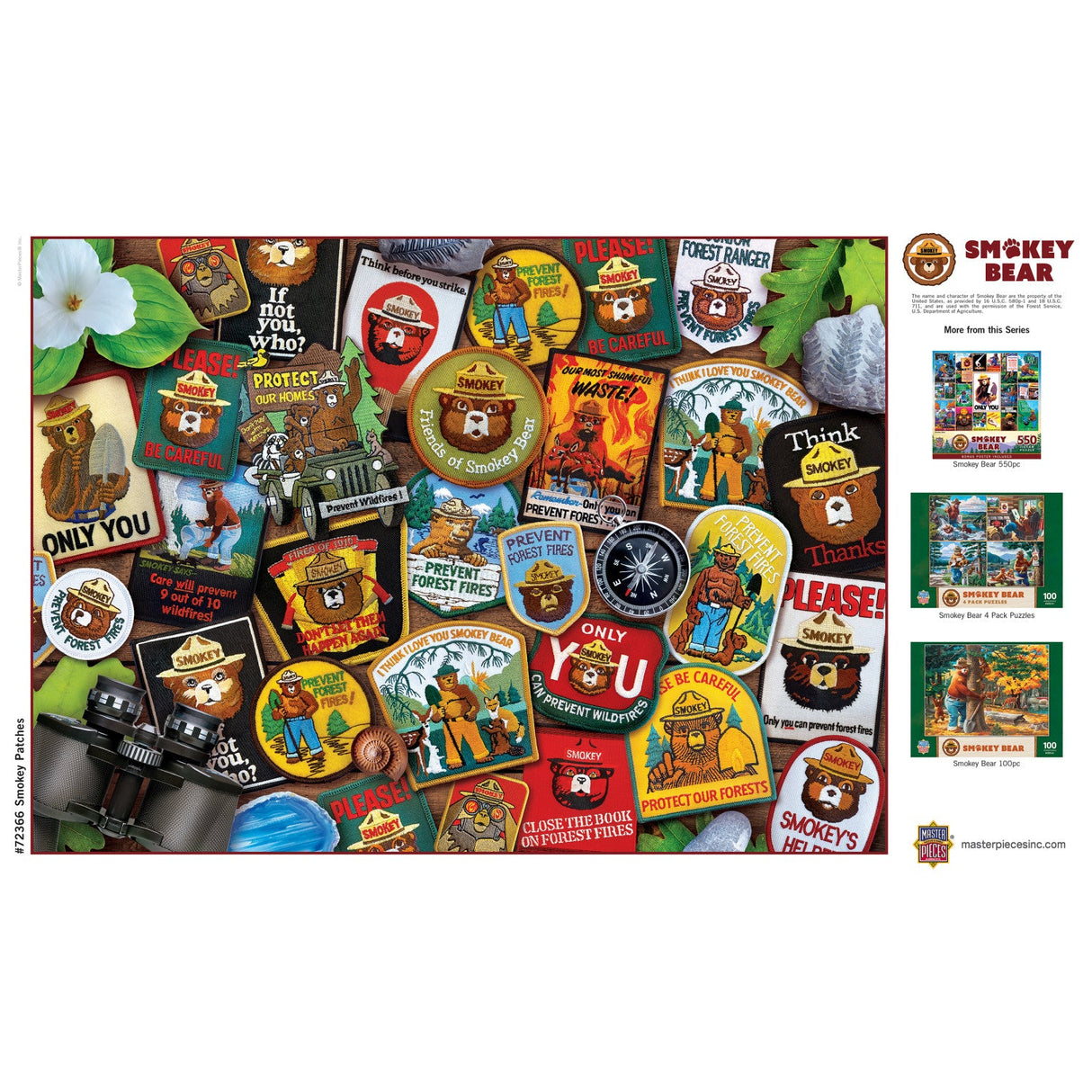 Smokey Bear Patches 1000 Piece Jigsaw Puzzle