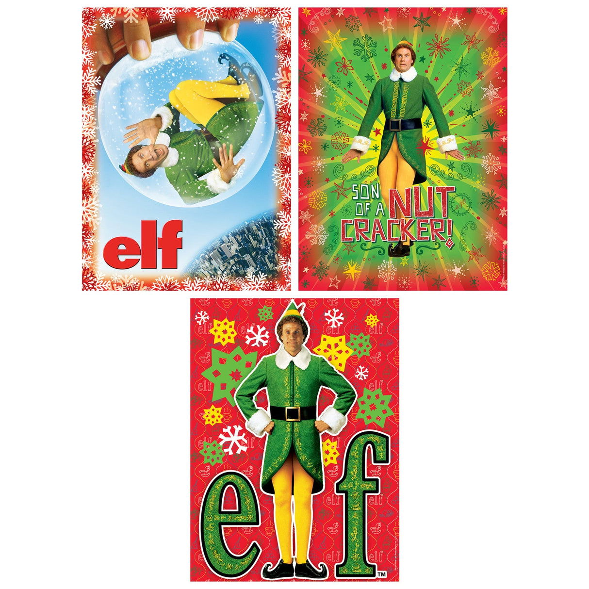 Elf - 500 Piece Jigsaw Puzzles 3 Pack