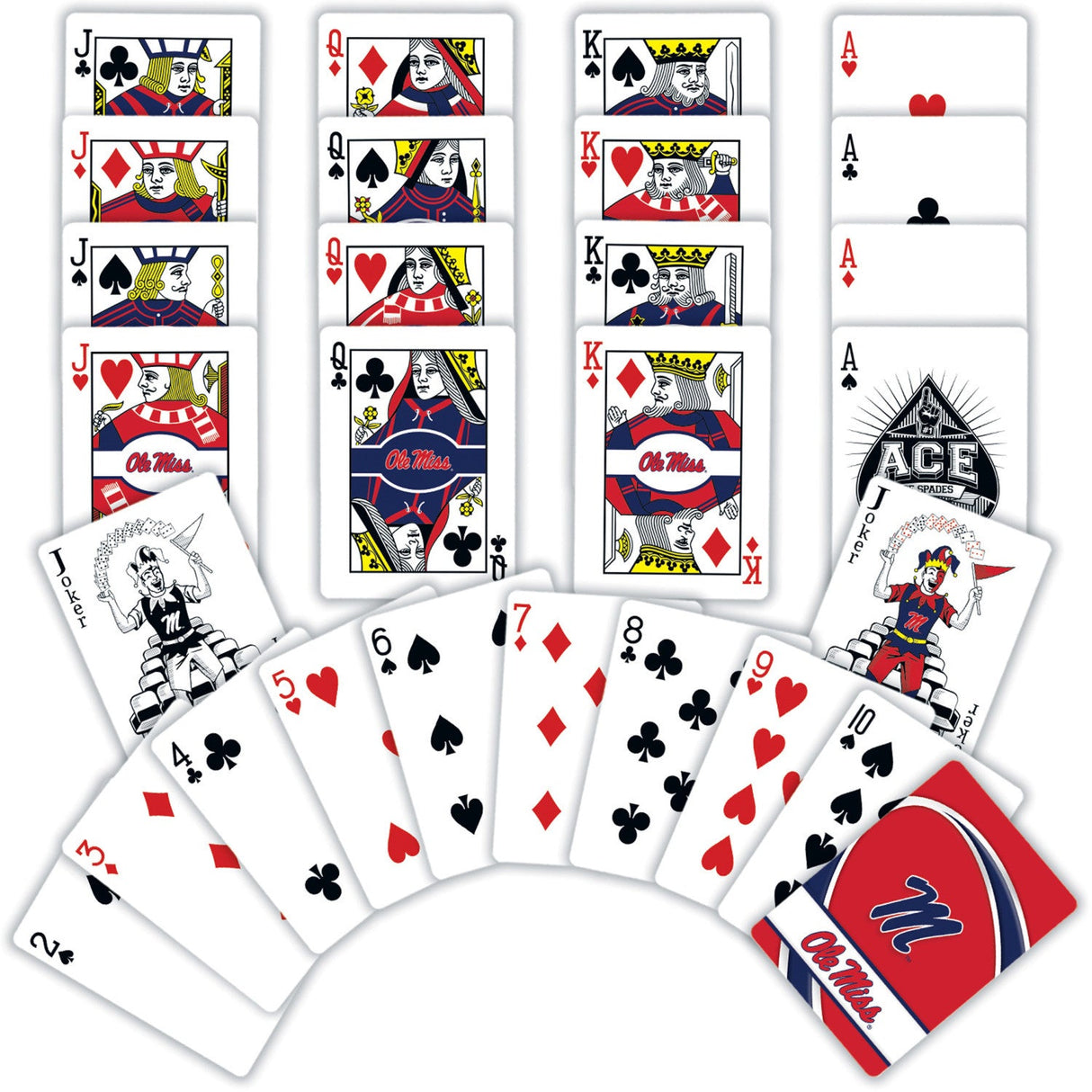 Ole Miss Rebels Playing Cards - 54 Card Deck