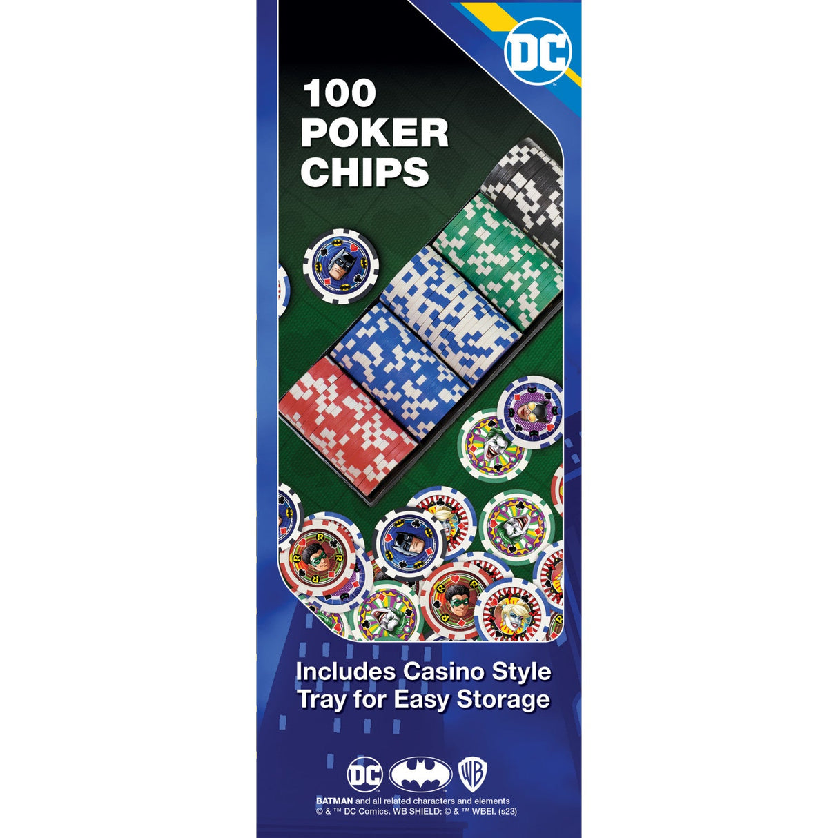 Batman 100 Piece Poker Chips