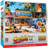 Cruisin' Route 66 - Trading Post on Route 66 1000 Piece Jigsaw Puzzle