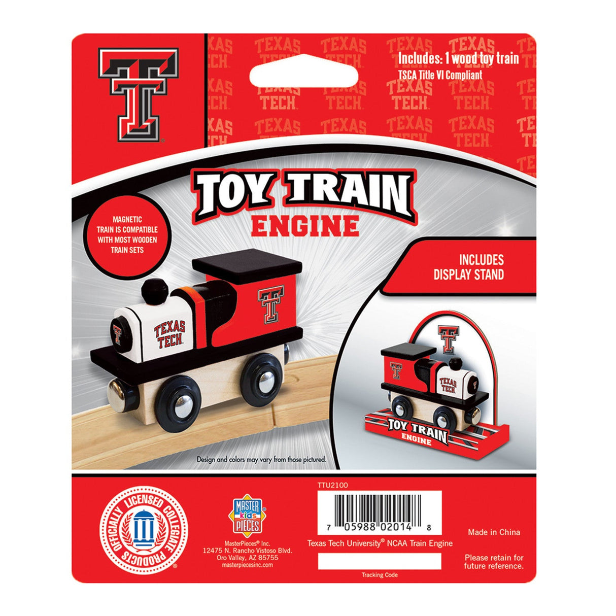 Texas Tech Red Raiders Toy Train Engine