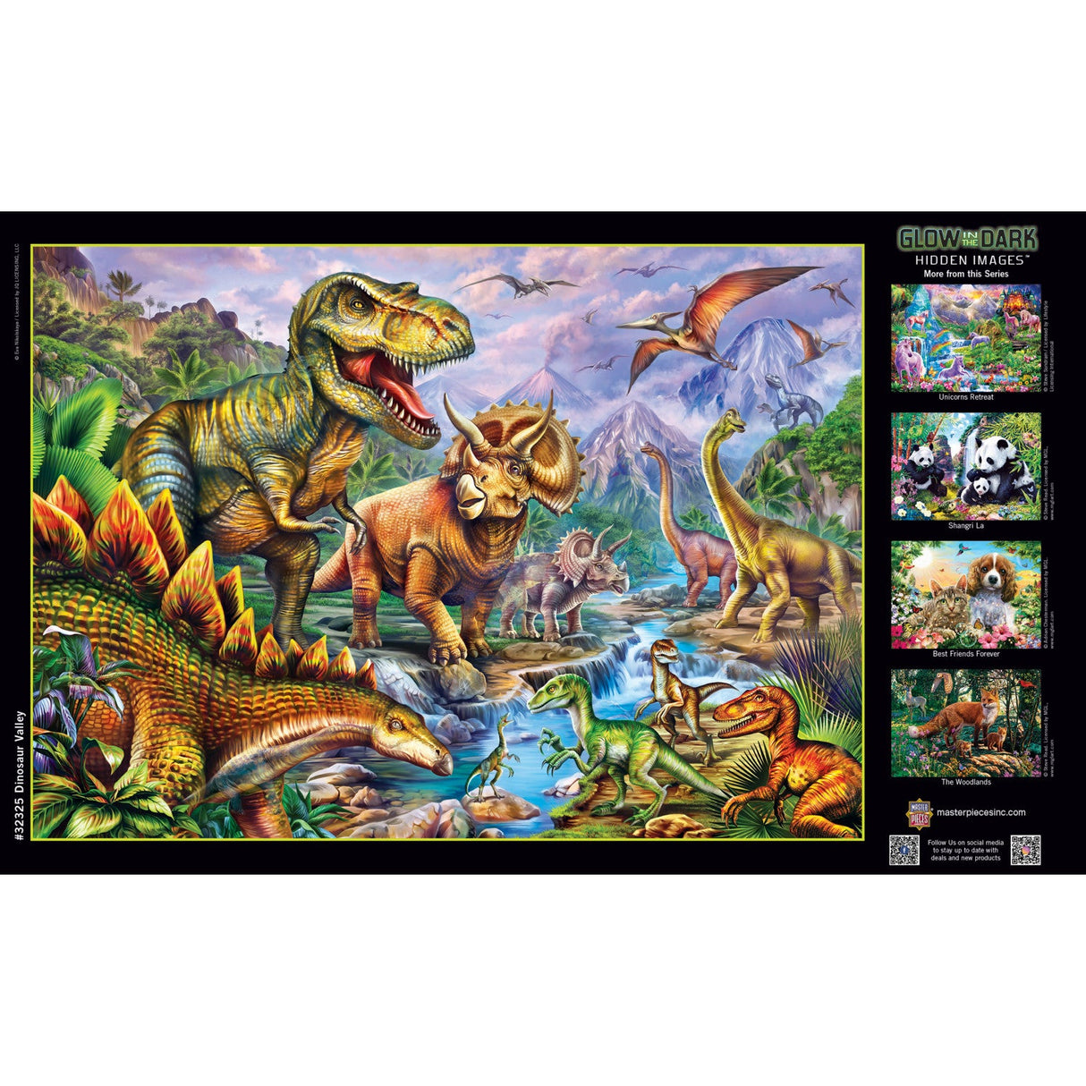 Hidden Images - Dinosaur Valley 500 Piece Jigsaw Puzzle