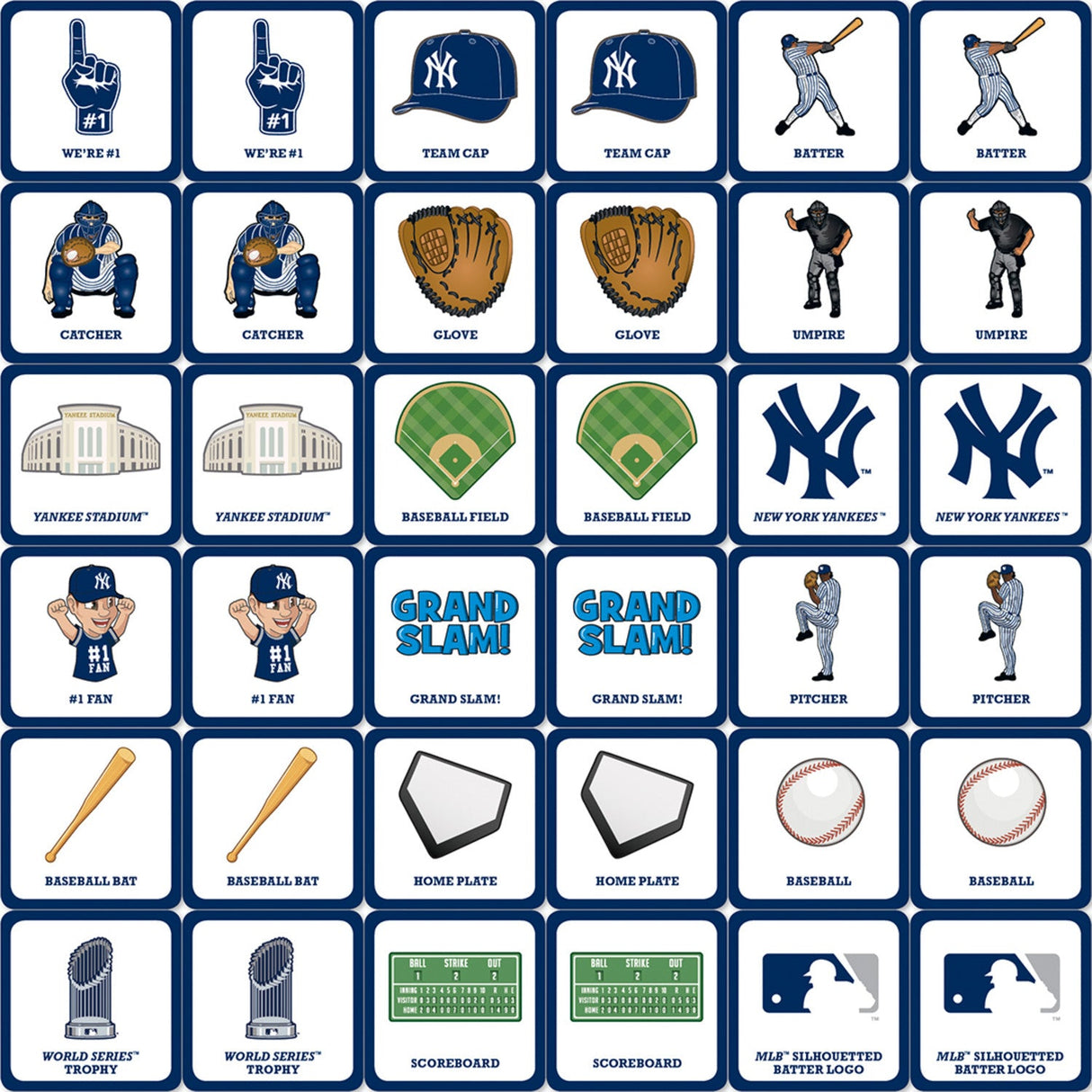 New York Yankees Matching Game