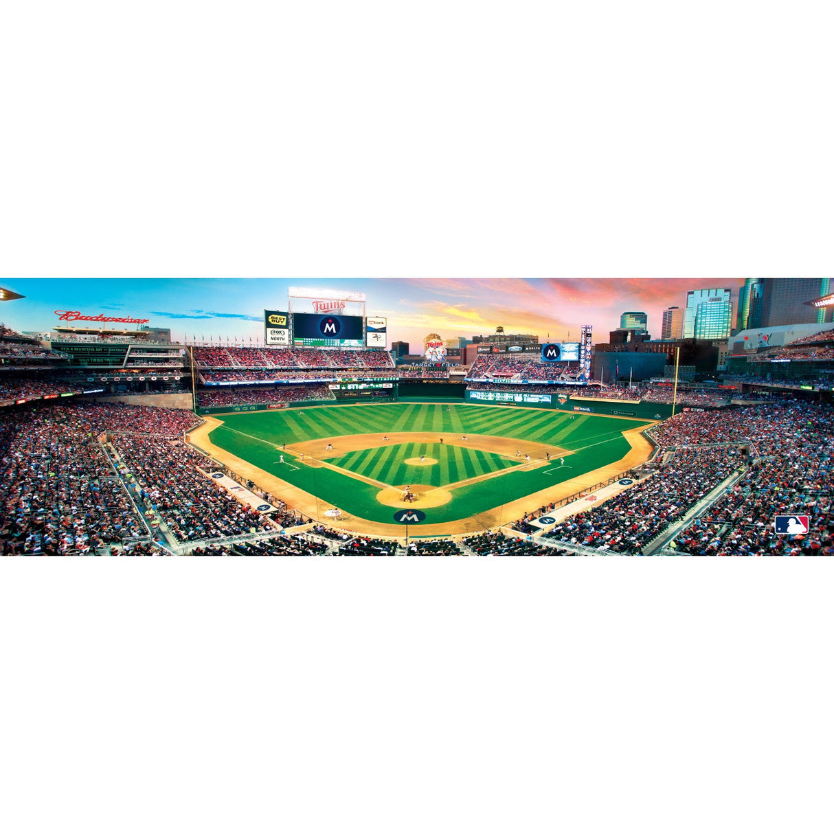 Minnesota Twins - 1000 Piece Panoramic Jigsaw Puzzle