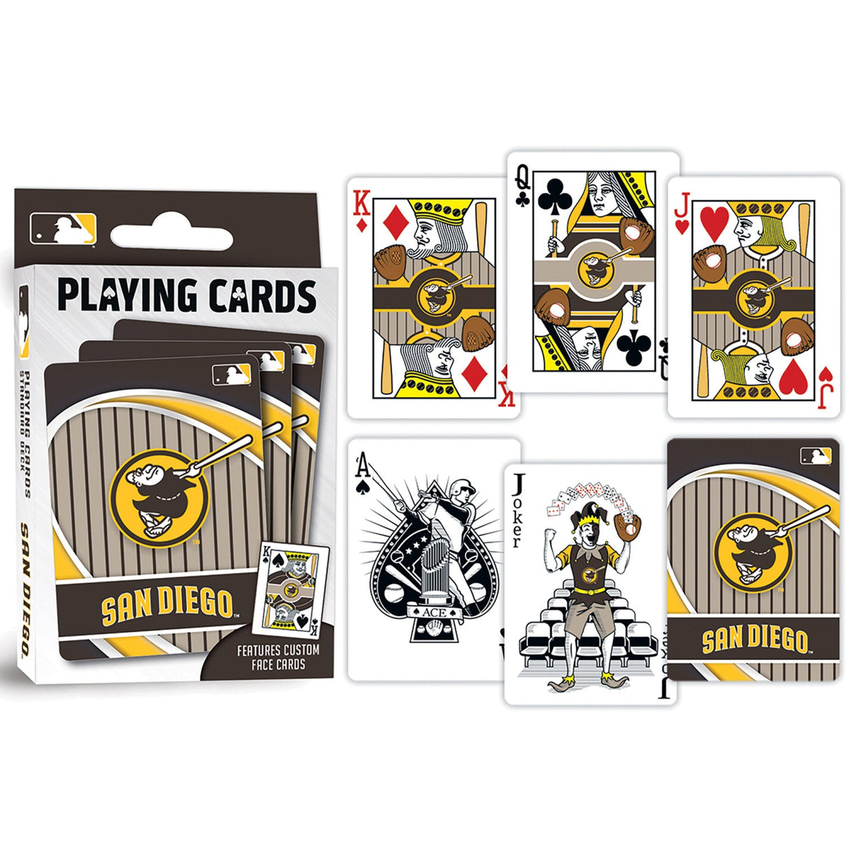 San Diego Padres - Friar Playing Cards - 54 Card Deck