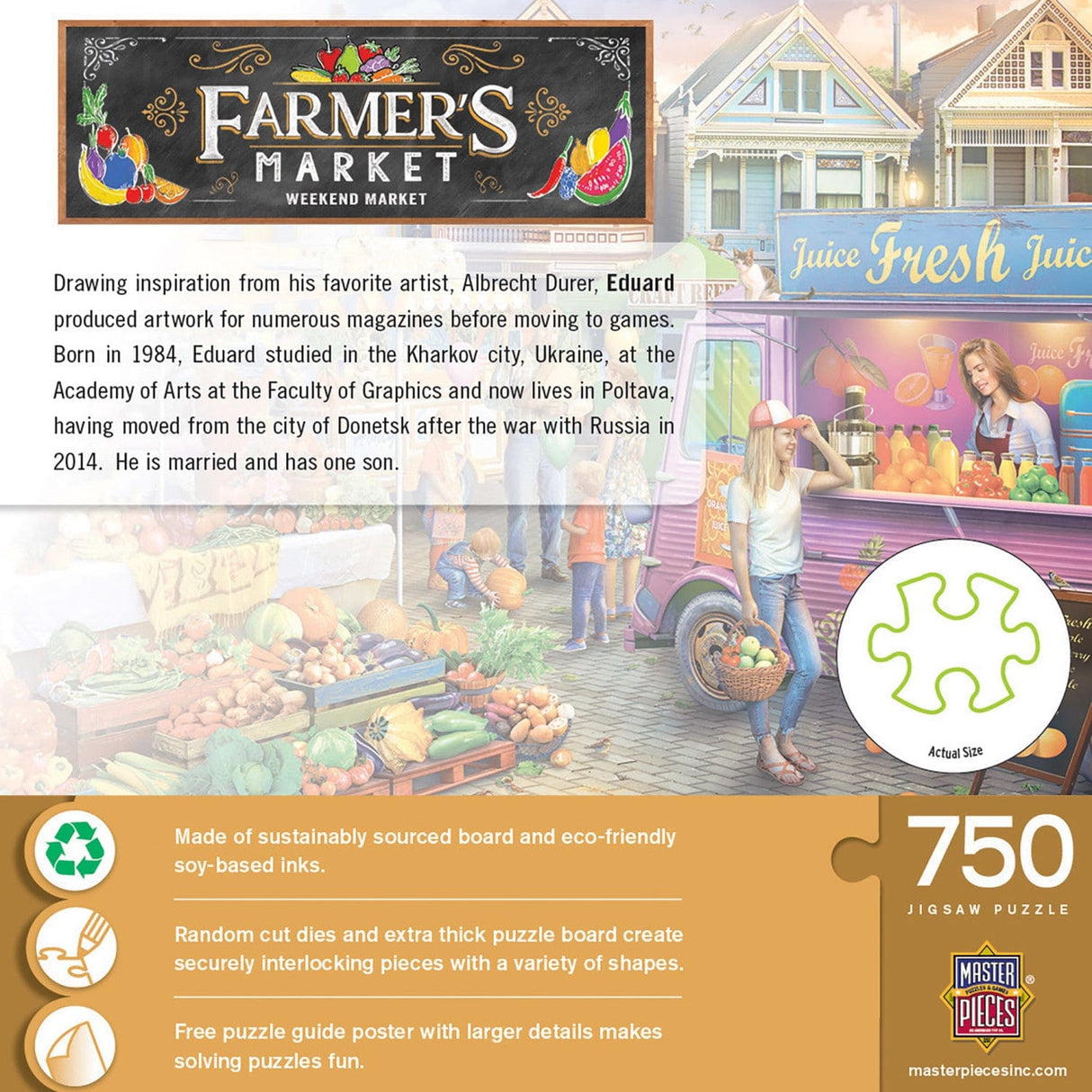 Farmer's Market - Weekend Market 750 Piece Jigsaw Puzzle