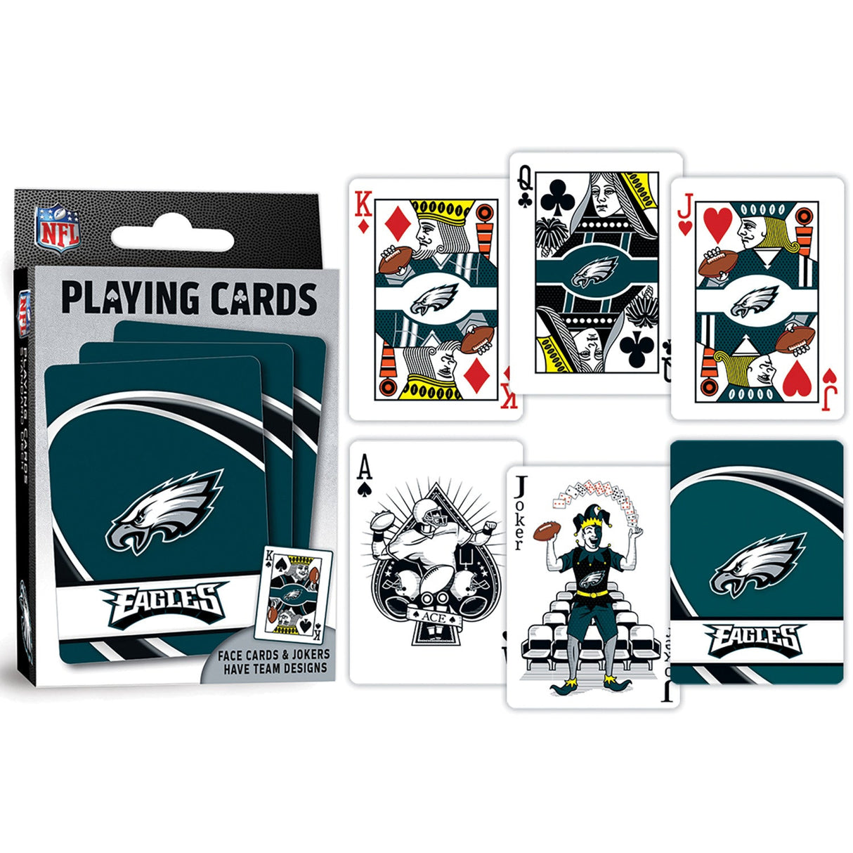 Philadelphia Eagles Playing Cards - 54 Card Deck