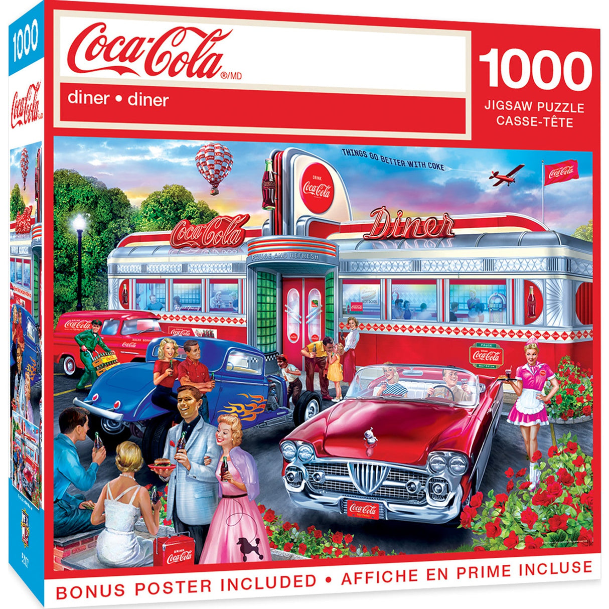 Coca-Cola - Diner 1000 Piece Jigsaw Puzzle