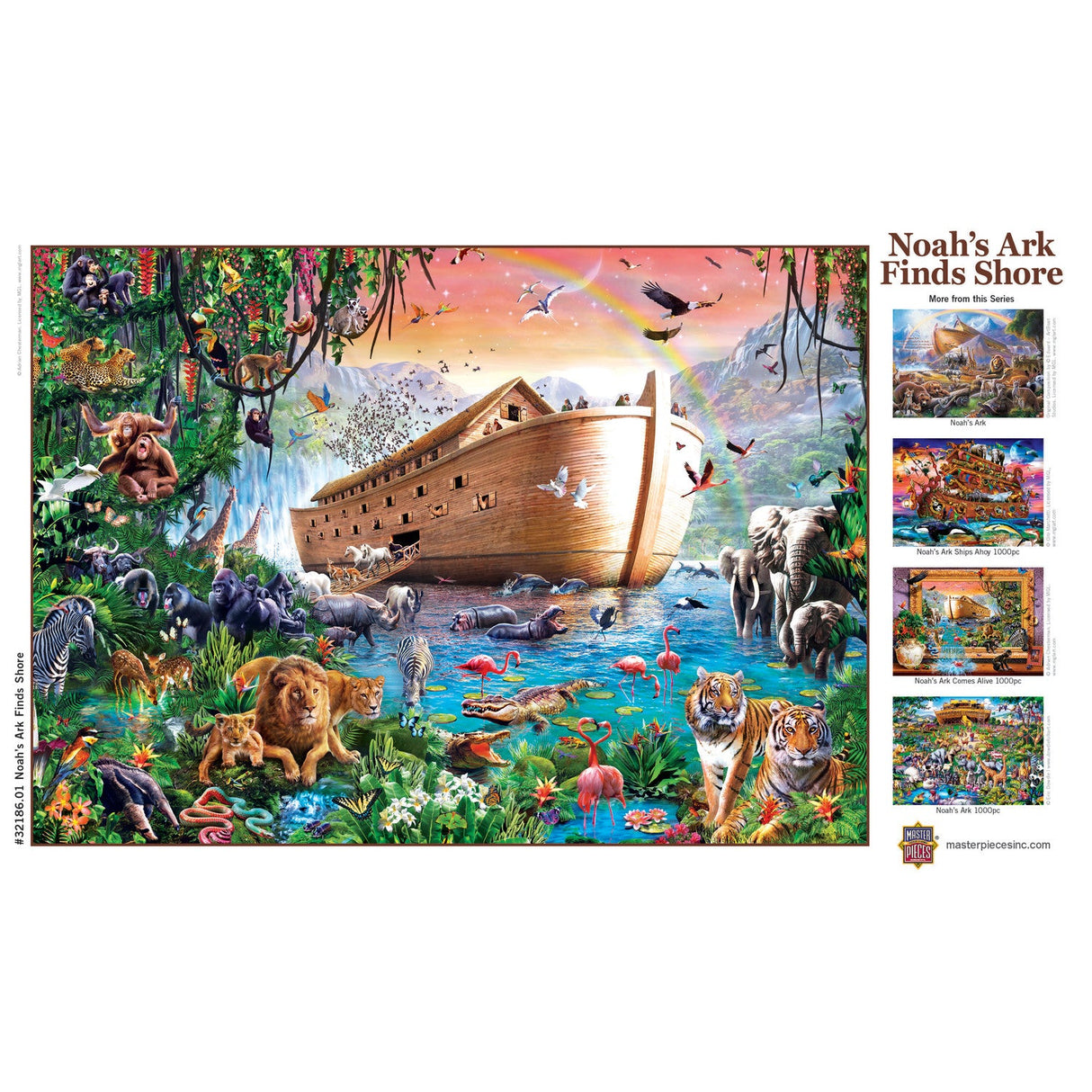 Noah's Ark Finds Shore 500 Piece Jigsaw Puzzle