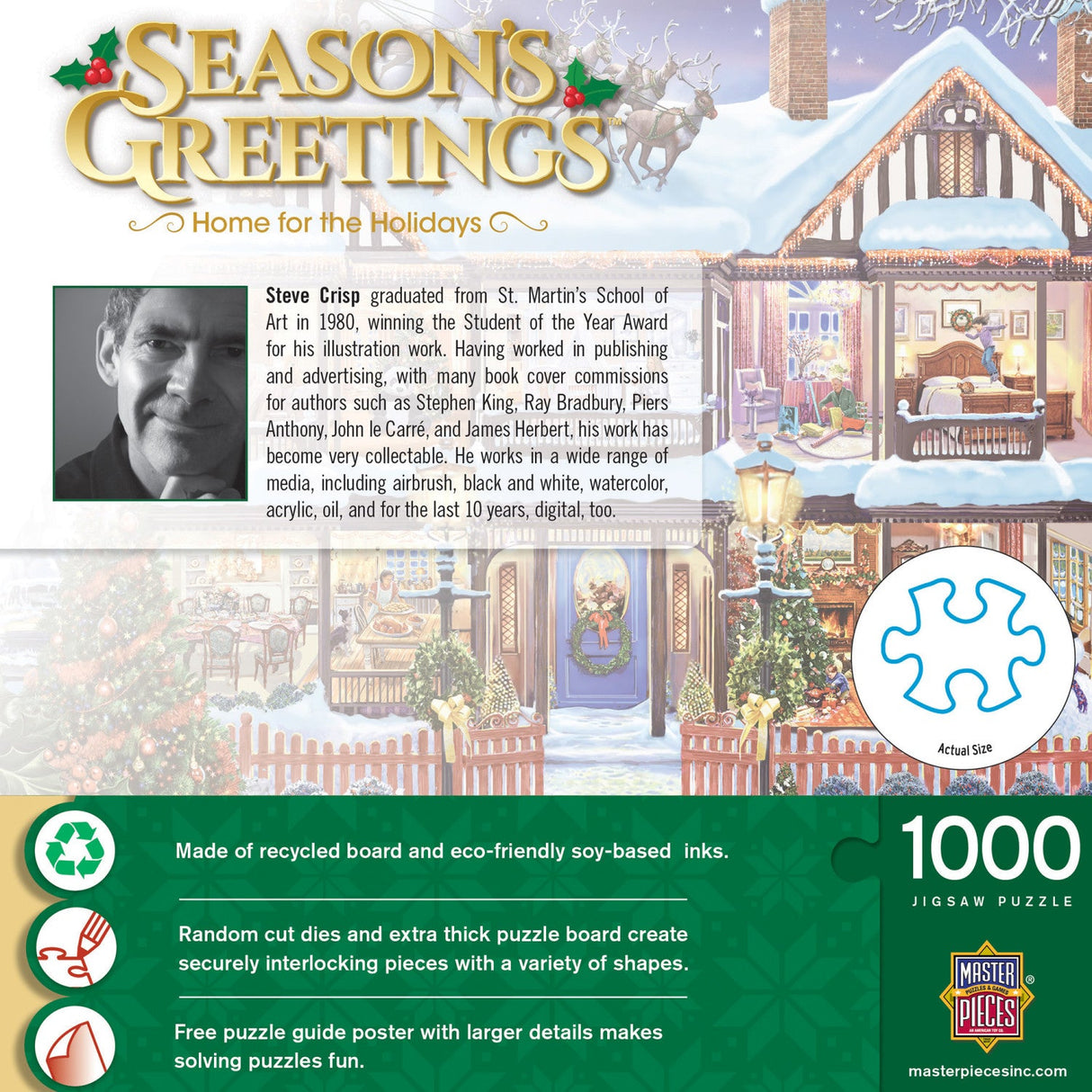 Season's Greetings - Home for the Holidays 1000 Piece Jigsaw Puzzle