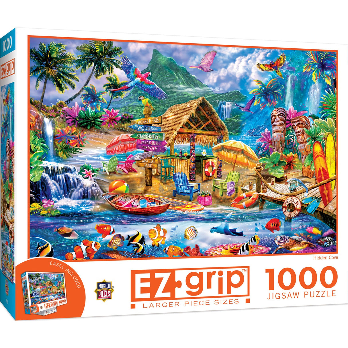 EZ Grip - Hidden Cove 1000 Piece Jigsaw Puzzle