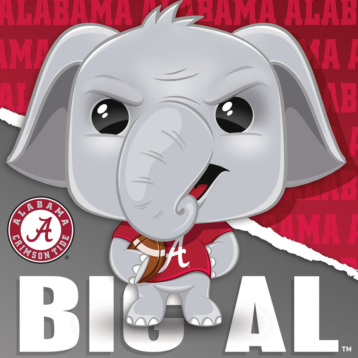 Big Al - Alabama Crimson Tide Mascot 100 Piece Jigsaw Puzzle