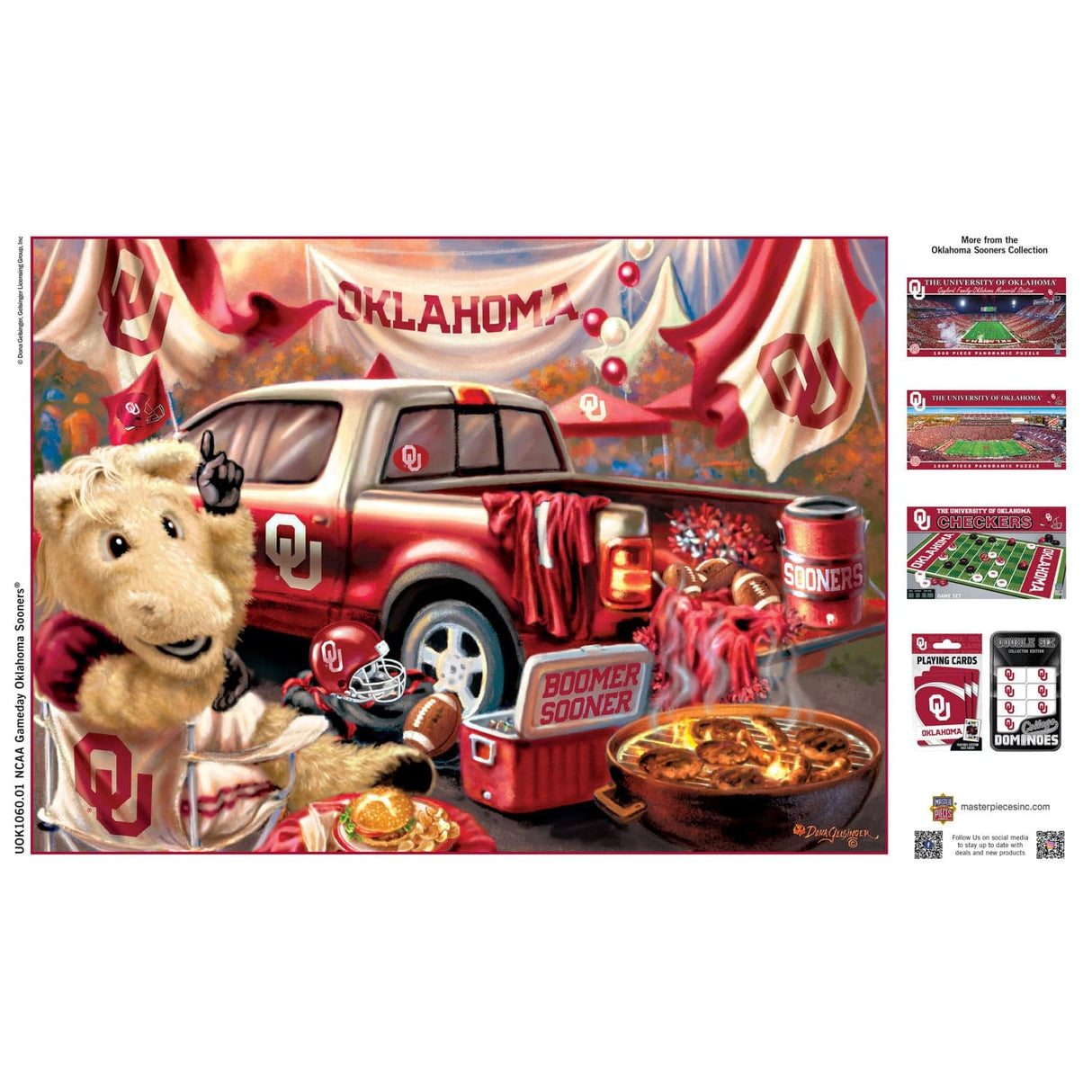 Oklahoma Sooners - Gameday 1000 Piece Jigsaw Puzzle