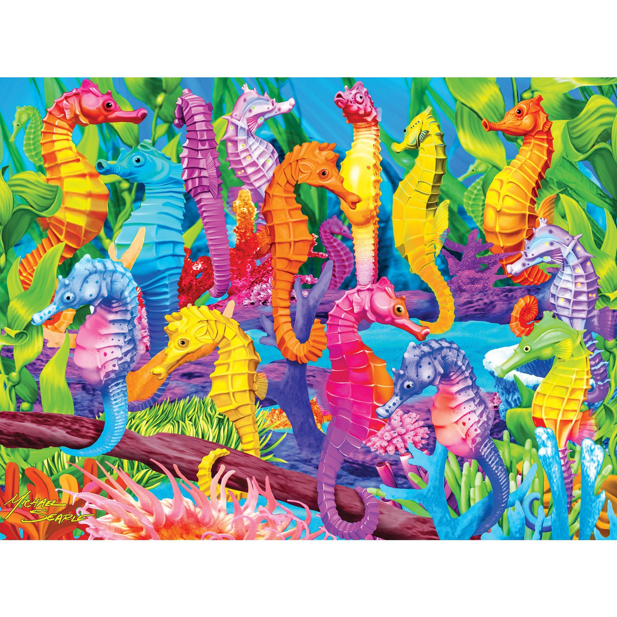 Glow in the Dark - Singing Seahorses 300 Piece EZ Grip Jigsaw Puzzle