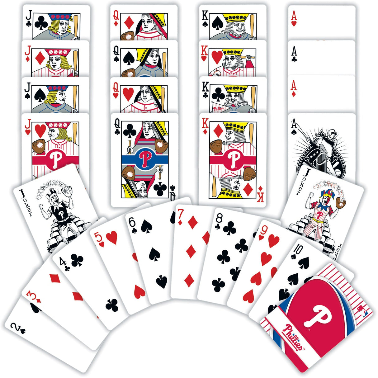 Philadelphia Phillies Playing Cards - 54 Card Deck