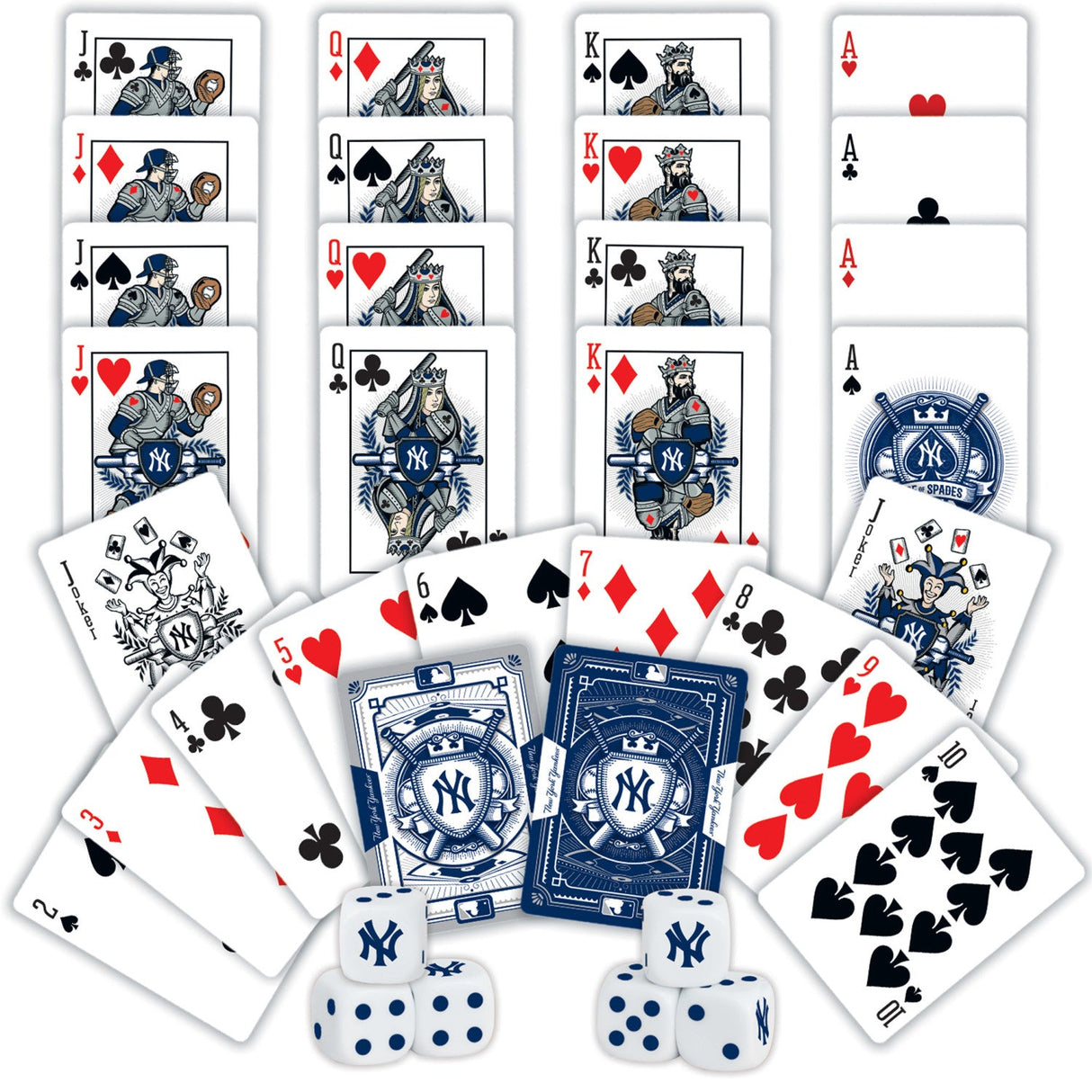 New York Yankees - 2-Pack Playing Cards & Dice Set