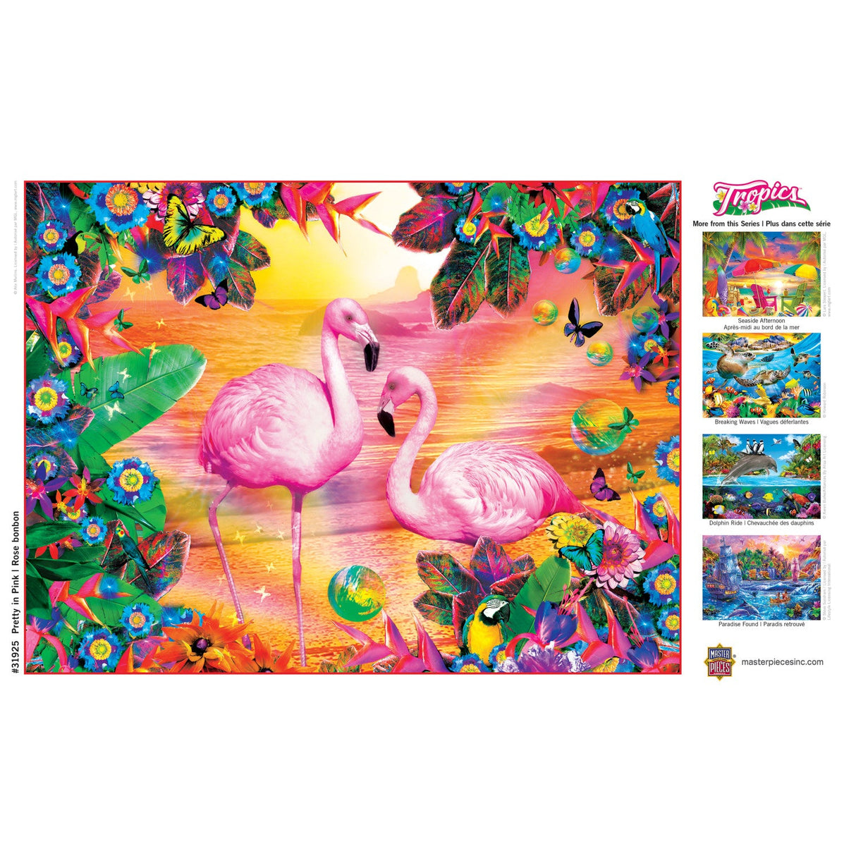 Tropics - Pretty in Pink 300 Piece EZ Grip Jigsaw Puzzle