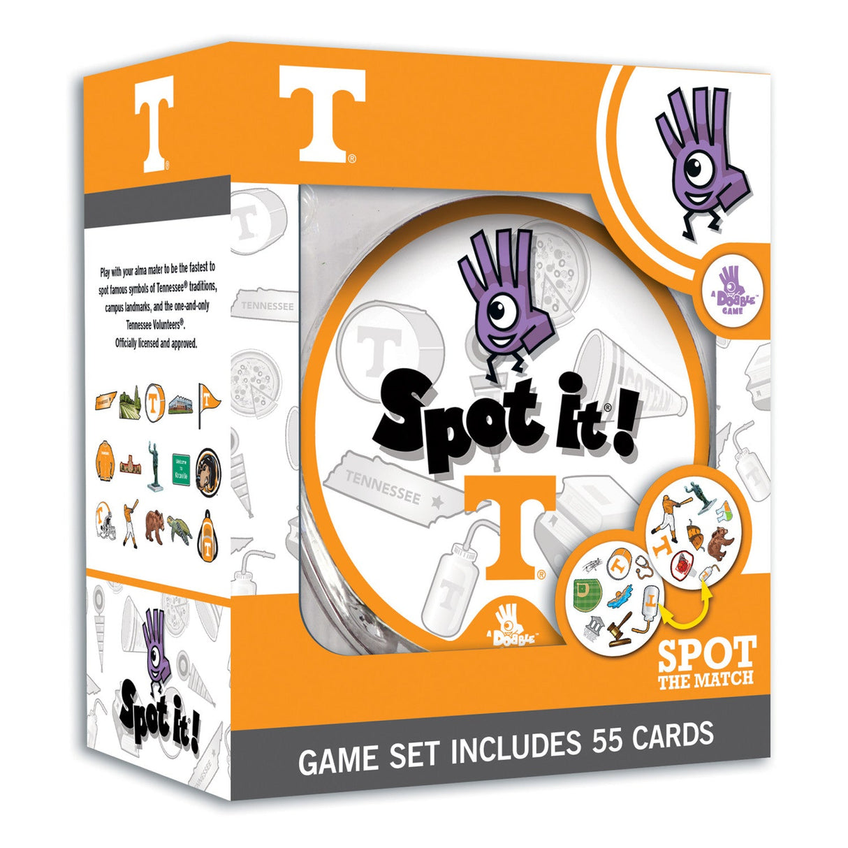 Tennessee Volunteers Spot It! Card Game