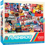 Flashbacks - Quick Stop Diner 1000 Piece Jigsaw Puzzle