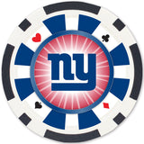 New York Giants 100 Piece Poker Chips