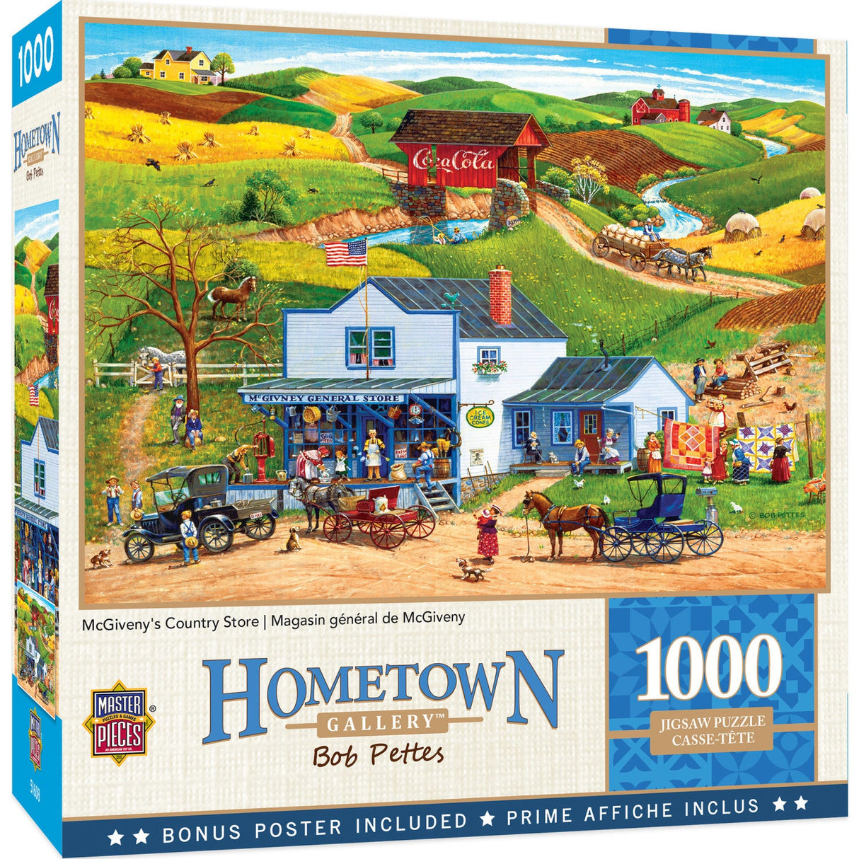 Hometown Gallery - McGiveny's Country Store 1000 Piece Jigsaw Puzzle