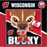 Bucky - Wisconsin Badgers Mascot 100 Piece Jigsaw Puzzle