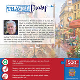 Travel Diary - Parisian Charm 500 Piece Jigsaw Puzzle