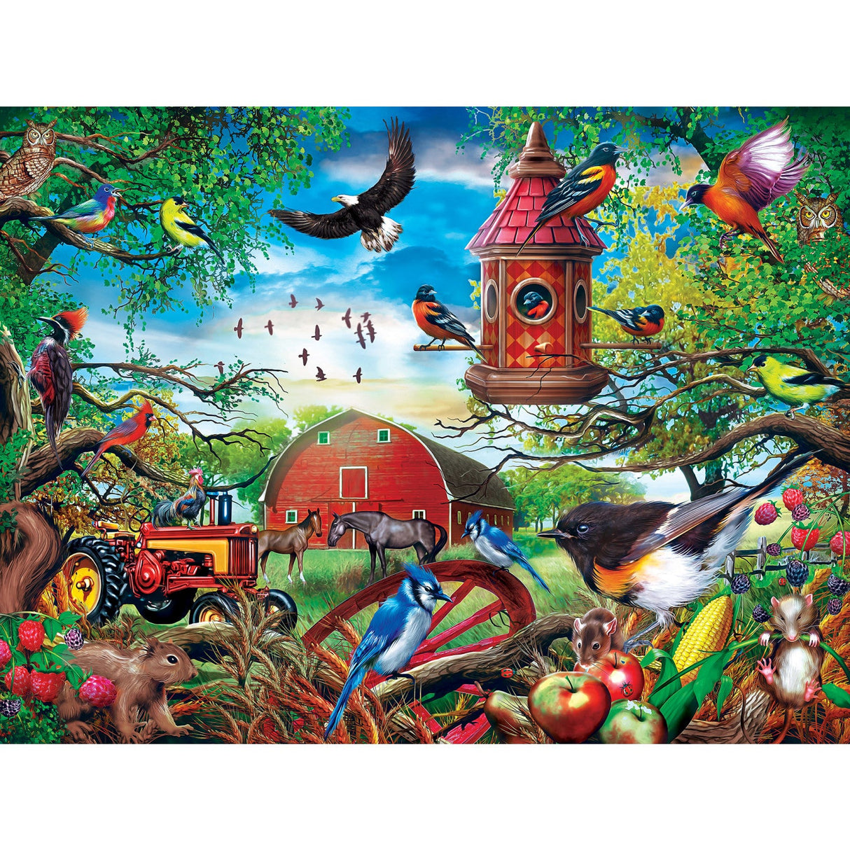 Green Acres - Farmland Frolic 300 Piece EZ Grip Jigsaw Puzzle