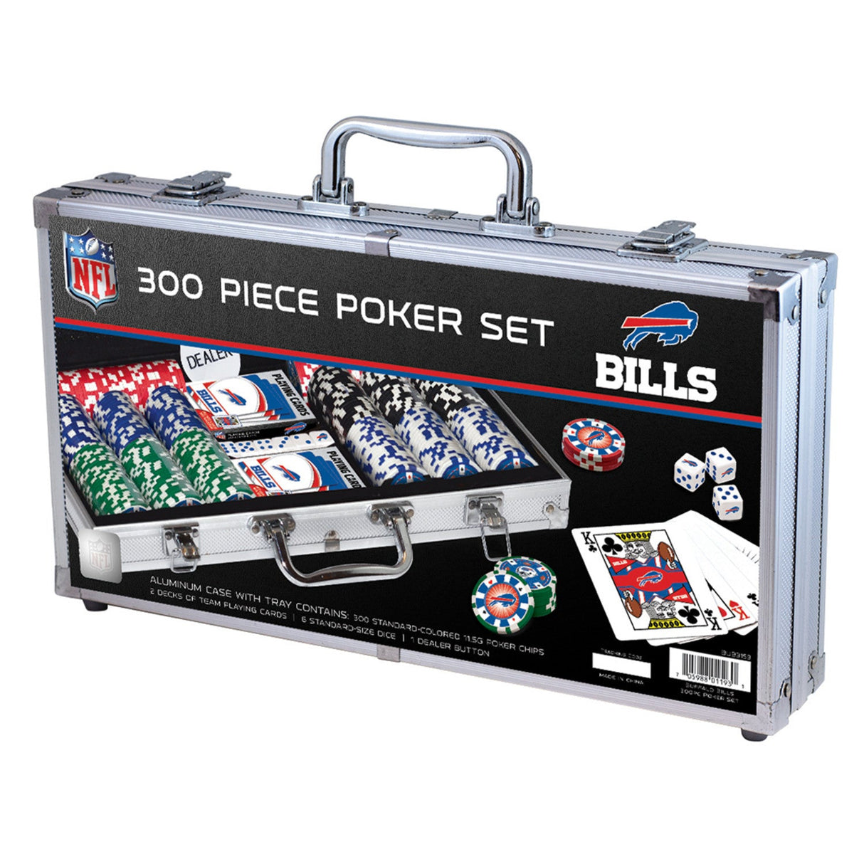 Buffalo Bills 300 Piece Poker Set