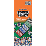 Auburn Tigers 100 Piece Poker Chips