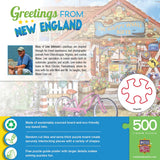 Greetings From New England - 500 Piece Jigsaw Puzzle