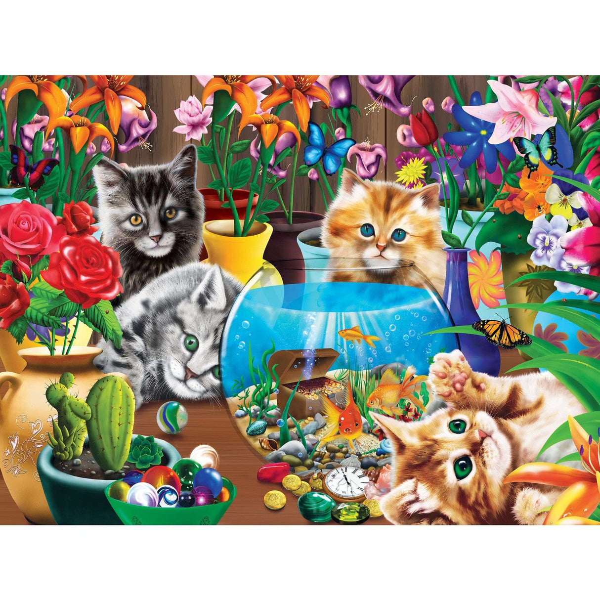 Family Time - Marvelous Kittens 400 Piece Jigsaw Puzzle