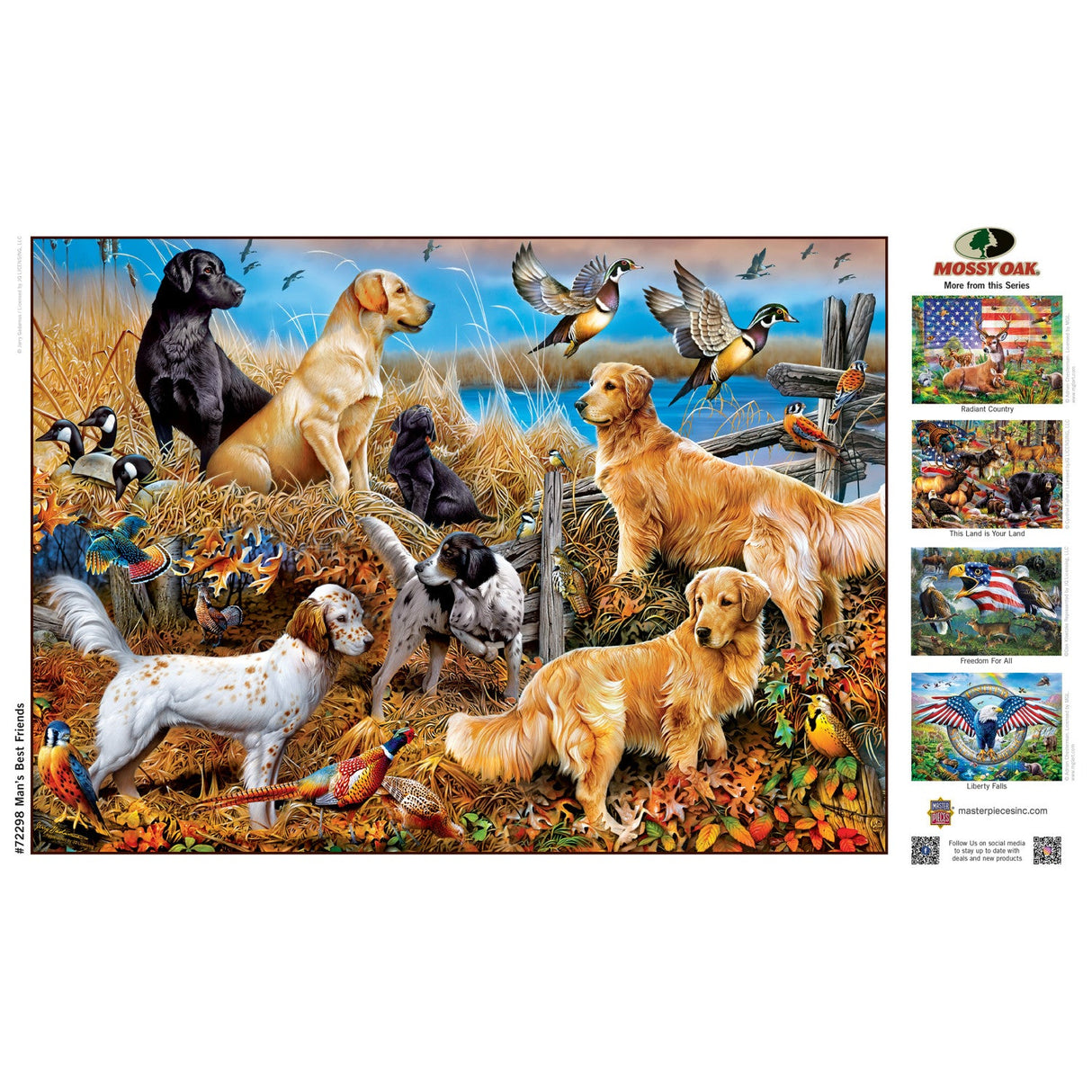 Mossy Oak - Man's Best Friend 1000 Piece Jigsaw Puzzle