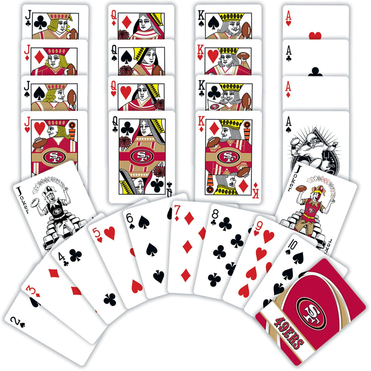 San Francisco 49ers Playing Cards - 54 Card Deck