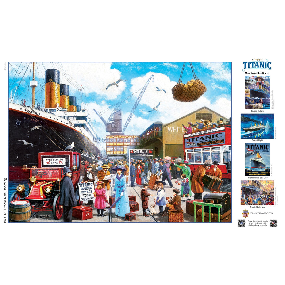 Titanic - Now Boarding 1000 Piece Jigsaw Puzzle