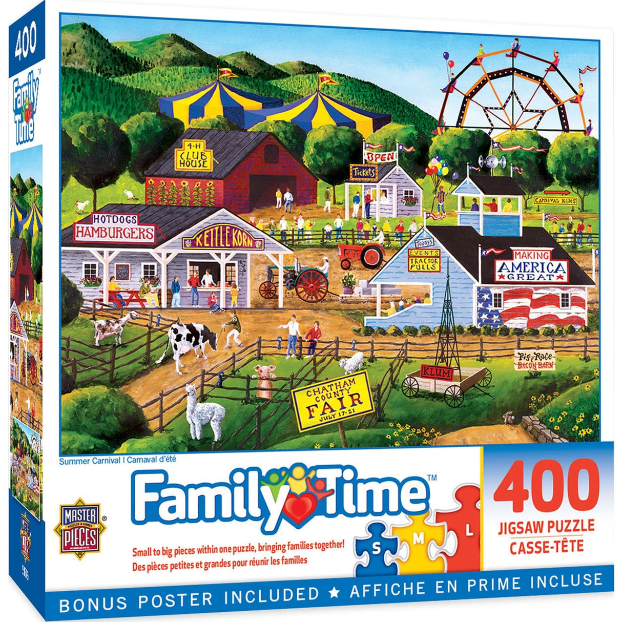 Family Time - Summer Carnival 400 Piece Jigsaw Puzzle