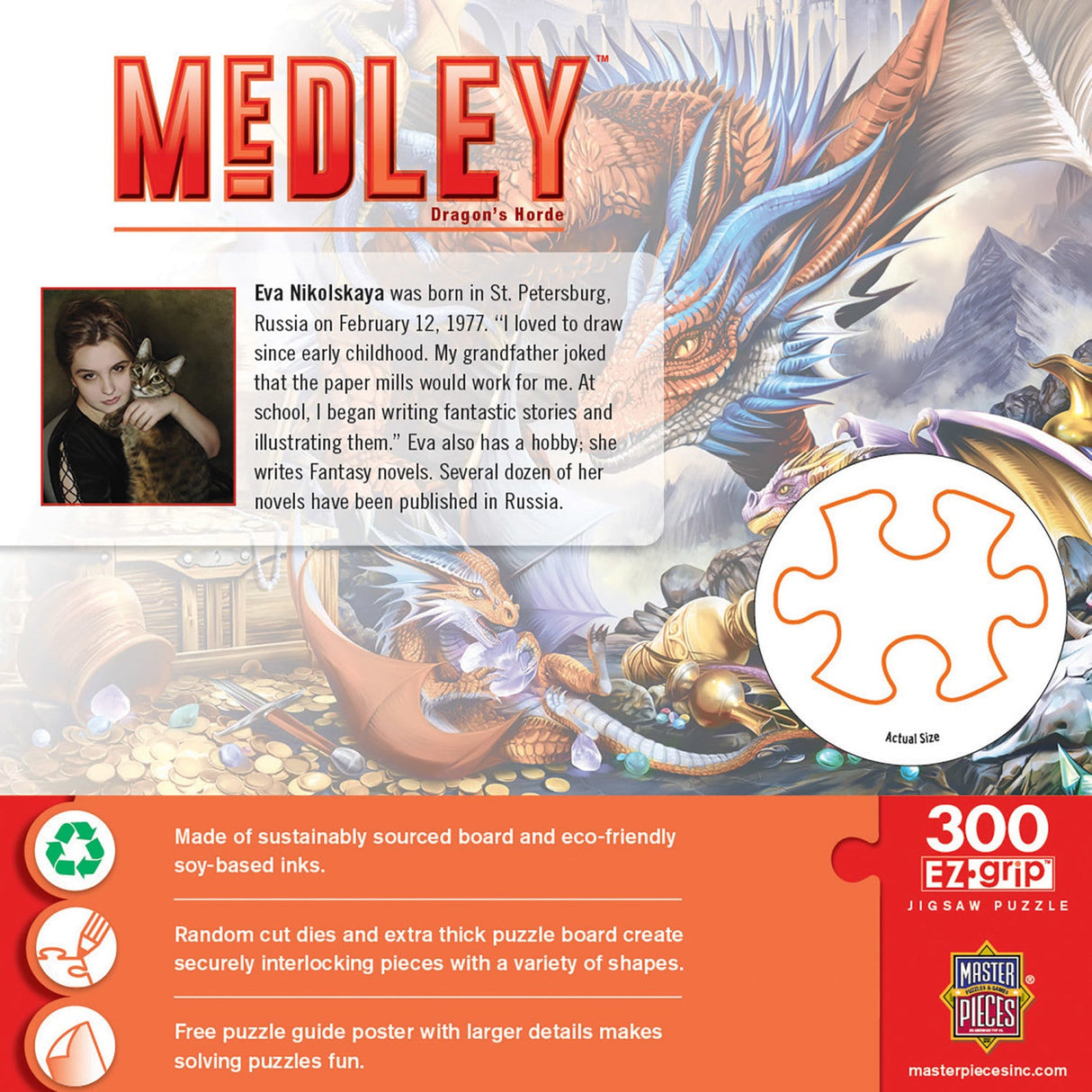 Medley - Dragon's Horde 300 Piece EZ Grip Jigsaw Puzzle