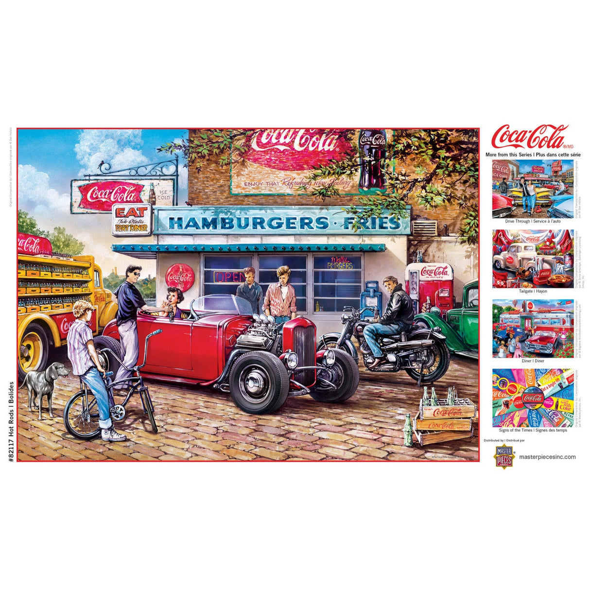 Coca-Cola - Hot Rods 1000 Piece Jigsaw Puzzle