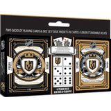 Las Vegas Golden Knights - 2-Pack Playing Cards & Dice Set