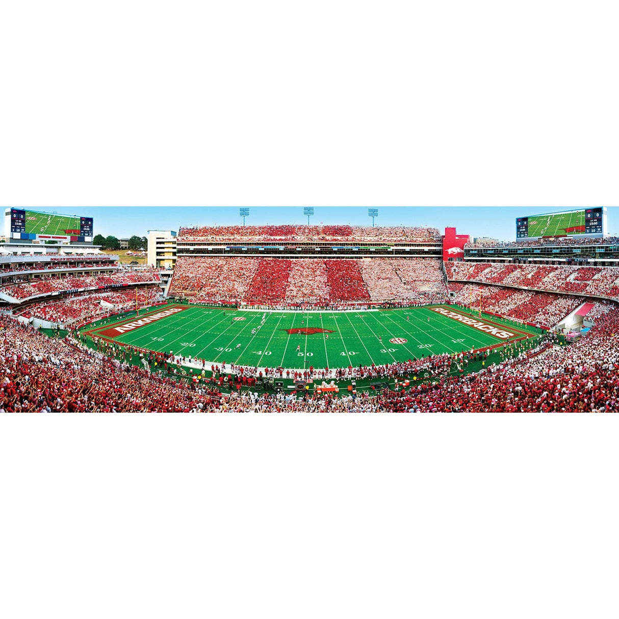 Arkansas Razorbacks - 1000 Piece Panoramic Jigsaw Puzzle