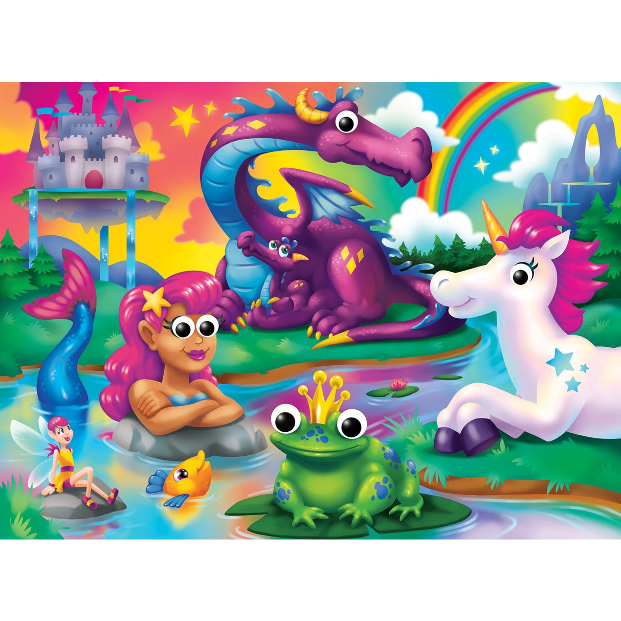 Googly Eyes - Fantasy Friends 48 Piece Jigsaw Puzzle