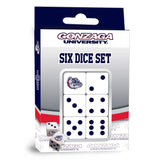 Gonzaga Bulldogs Dice Set