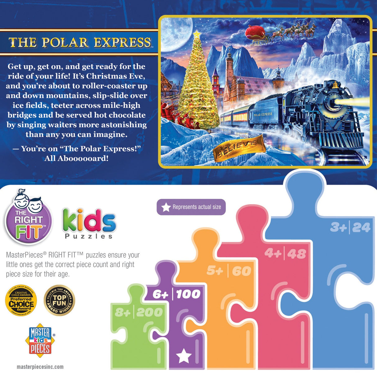 The Polar Express 100 Piece Jigsaw Puzzle