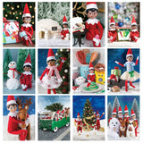 12 Days of Elf on the Shelf Jigsaw Puzzles - Advent Calendar