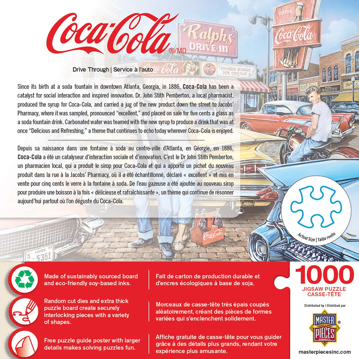 Coca-Cola - Drive Through 1000 Piece Jigsaw Puzzle