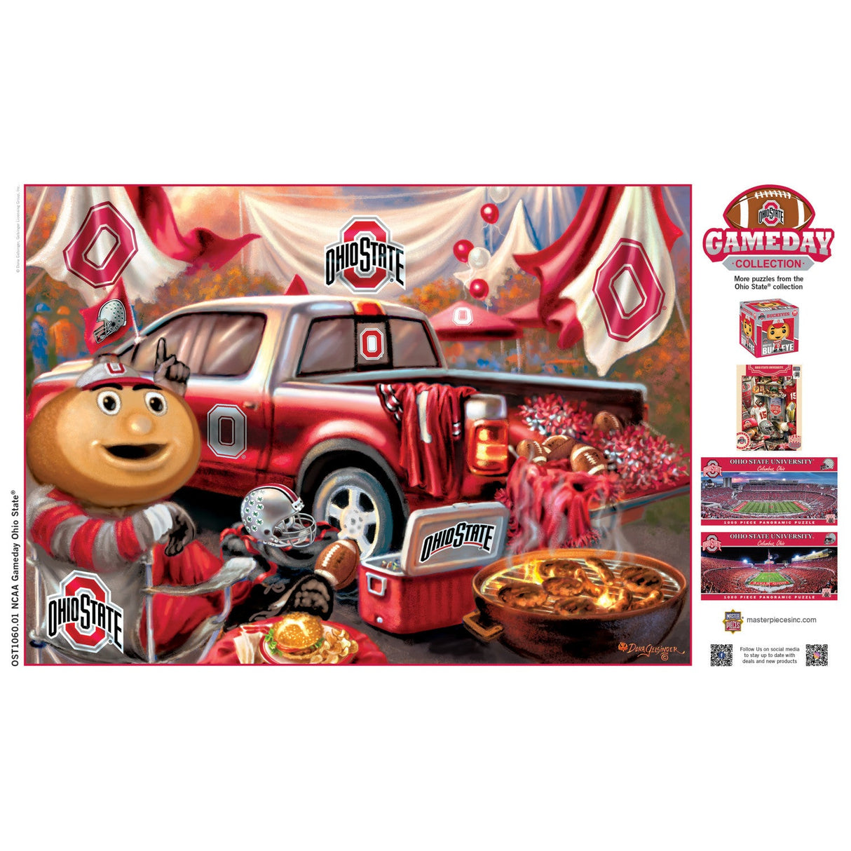 Ohio State Buckeyes - Gameday 1000 Piece Jigsaw Puzzle