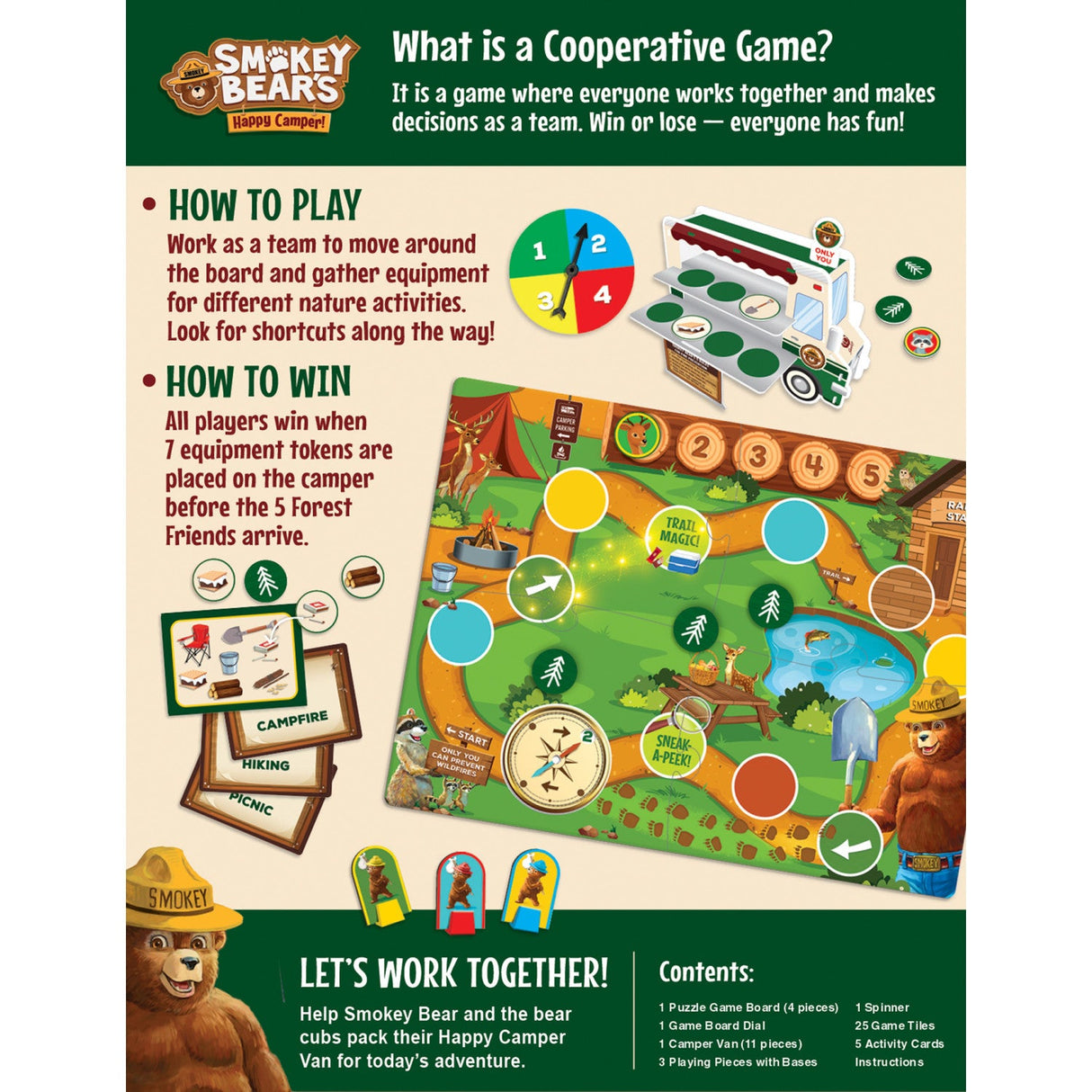 Smokey Bear's Happy Camper Co-Op Game