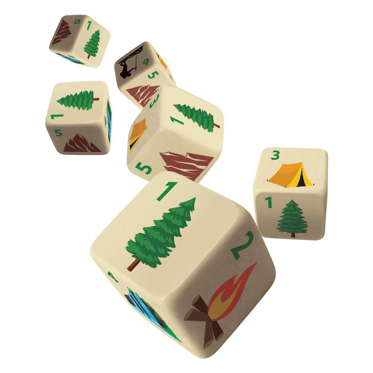 Jr. Ranger 6 Piece D6 Gaming Dice Set