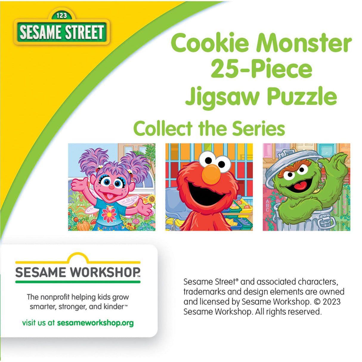 Sesame Street - Cookie Monster 25 Piece Jigsaw Puzzle